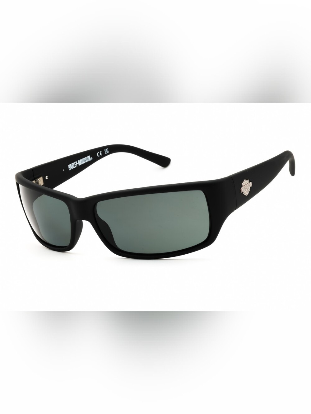 Harley Davidson HD0860X, Matte Black/ Smoke Polarized, Size62X14X125,